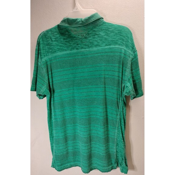 Buckle Black Mens Striped Polo Shirt Size Small BKE Athletic Fit Collared - Picture 4 of 9